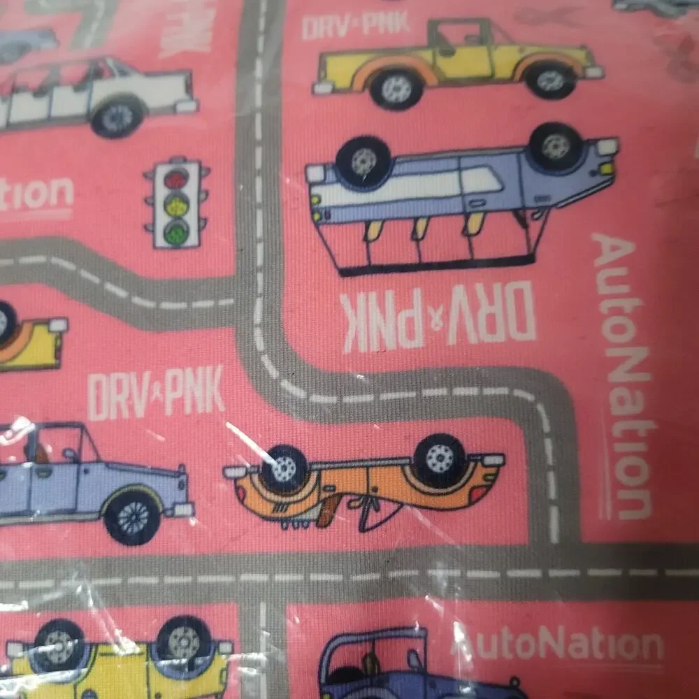 AutoNation DRV Pink Breast Cancer Awareness Car Pillow